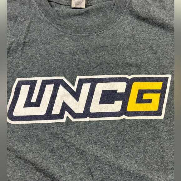 Navy/Dark Gray UNCG Unisex T-Shirt - Picture 2 of 9